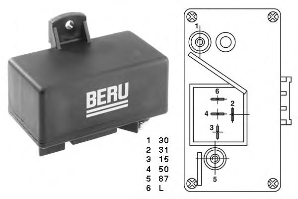 Реле свічок накалу GR065 Beru