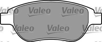 597355 VALEO колодки гальмівні передні, дискові