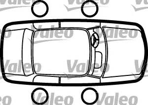 Мотор-привід відкр/закр. замку багажника/дверей 3/5-х VALEO 256364