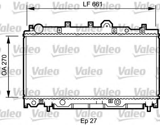 7794871 Fiat/Alfa/Lancia Радіатор охолодження двигуна