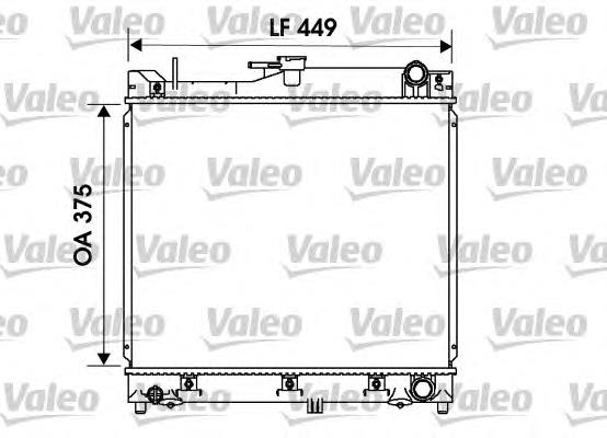734170 VALEO Радіатор охолодження двигуна