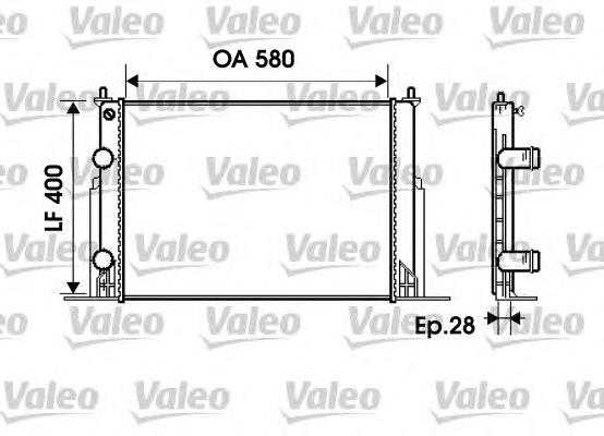 Купити 46745809 Fiat/Alfa/Lancia Радіатор двигуна