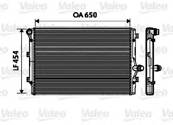 Радіатор основний VALEO 734333 ціна, від 63.35 USD