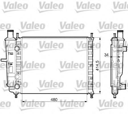 732788 VALEO Радіатор охолодження двигуна