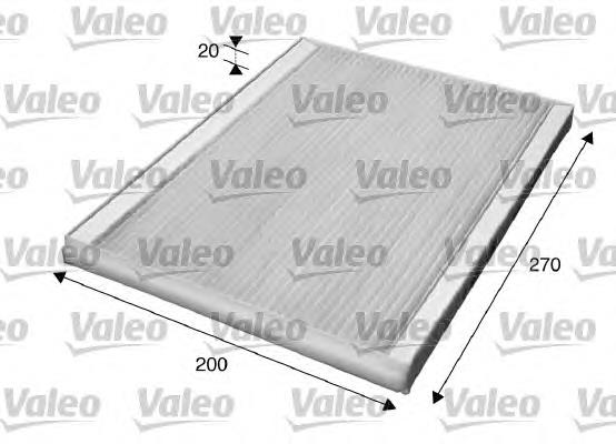 Повітряний фільтр салону VALEO 715609