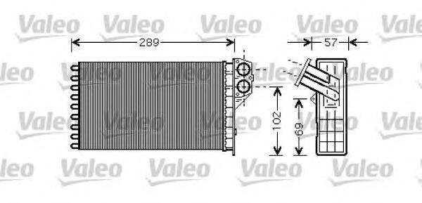 Радіатор пічки 812322 VALEO