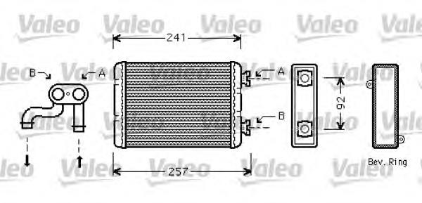 Радіатор пічки (обігрівача) VALEO 812360 ціна, від 43.48 USD