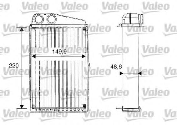 Радіатор пічки 812247 VALEO