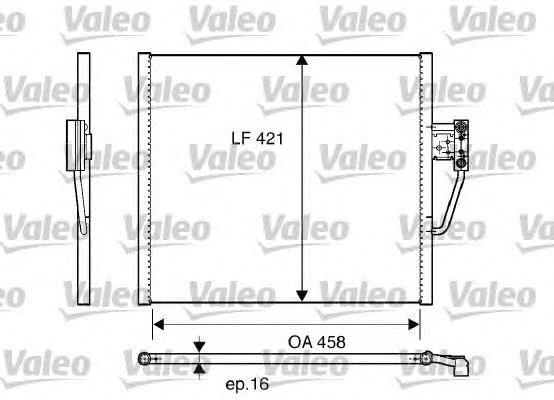 817248 VALEO Конденсатор