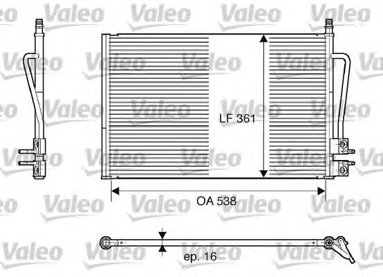 817664 VALEO Конденсатор
