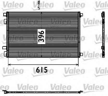 Радіатор кондиціонера 817608 VALEO