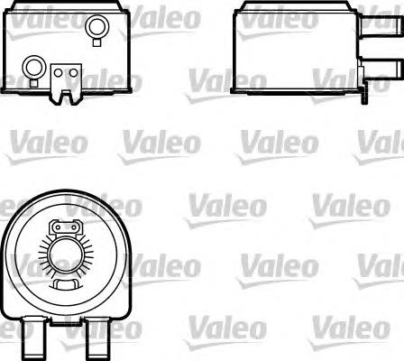 817704 VALEO Радіатор масляний (холодильник), під фільтром