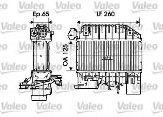 Купити 817698 VALEO Радіатор интеркуллера