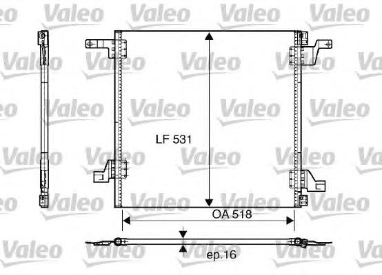 817458 VALEO Конденсатор