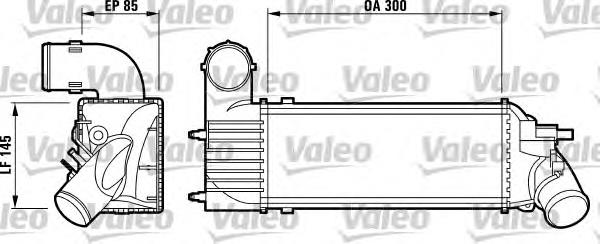 817437 VALEO Охолоджувач наддувочного повітря