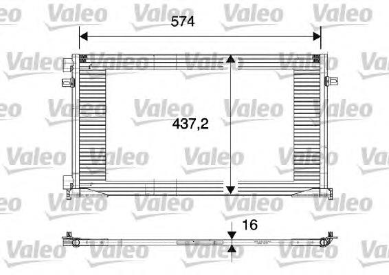 817577 VALEO Конденсатор