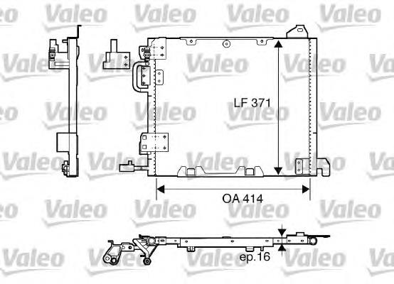 Конденсатор кондиціонера VALEO 817506 ціна, від 76.24 USD
