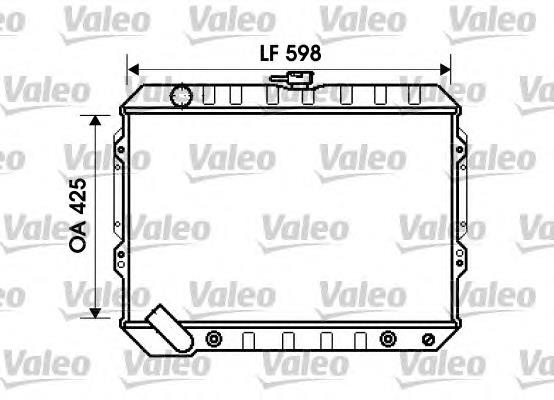 Купити MB660076 Mitsubishi Радіатор двигуна