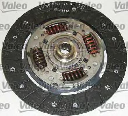 Купити 801437 VALEO Комплект зчеплення (диск, корзина, підшипник)