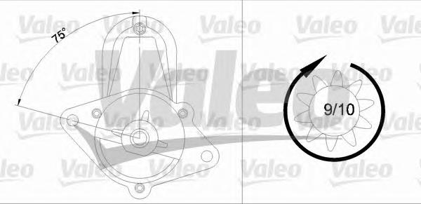 Стартер автомобільний VALEO 458188