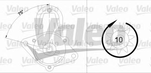 Стартер 458228 VALEO