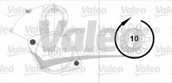Стартер VALEO 458220 ціна, від 38.01 USD