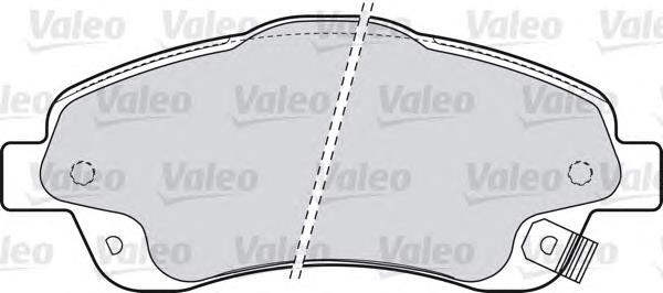 Тормозні колодки VALEO 598665
