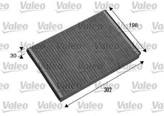 Фільтр повітряний обігрівача VALEO 698875 ціна, від 13.46 USD