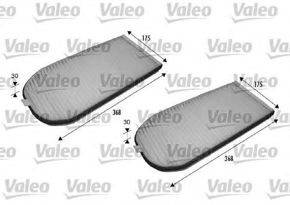 Фільтр повітряний обігрівача VALEO 698838 ціна, від 21.83 USD