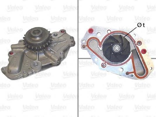 Помпа охолодження VALEO 506803 ціна, від 70.32 USD