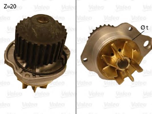 Купити 506655 VALEO Насос охолоджуючої рідини