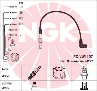 Дроти запалювання NGK 44227 ціна, від 46.56 USD