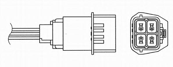 Лямбда-зонд 6PA358103321 HELLA