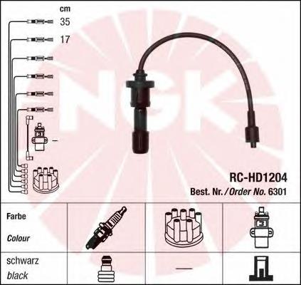 Купити 6301 NGK Провід високовольтні, комплект