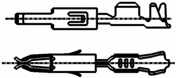 8KW863933013 HELLA Пін (наконечник) дроту
