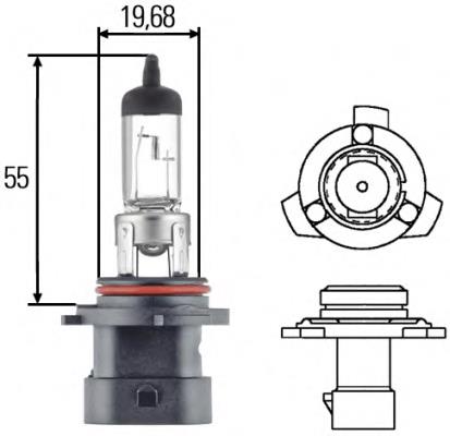 Лампочка галогенна 8GH005636201 HELLA