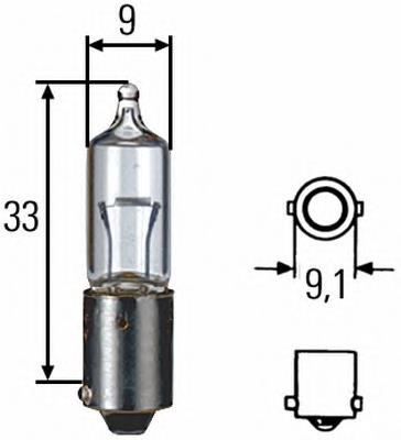 Лампочка плафону освітлення салону/кабіни HELLA 8GH002473191 ціна, від 3.59 USD