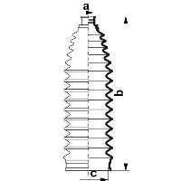 Пильник рульової рейки 482034M525 Nissan/Infiniti