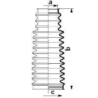 Пильник рульової рейки 0084067 GKN-Spidan