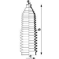 Пильник рульової рейки 83921 GKN-Spidan