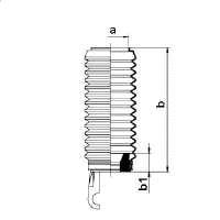 Пильник рульового механізму/рейки, правий Sidem 353038 ціна, від 8.96 USD
