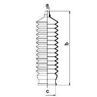 Пильник рульової рейки 83562 GKN-Spidan