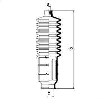 Купити 83556 GKN-Spidan Пильник рульового механізму/рейки, лівий