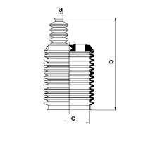 Пильник рульової тяги GKN-Spidan 83655 ціна, від 30.89 USD