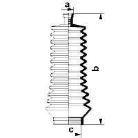Пильник рейки GKN-Spidan 83847