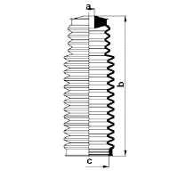 Пильник рейки GKN-Spidan 83865