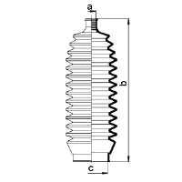 Пильник рульової рейки 83868 GKN-Spidan
