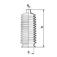 Пильник рейки GKN-Spidan 83877