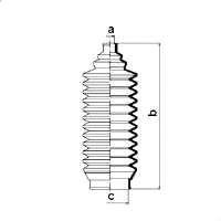 Пильник рульової рейки 83692 GKN-Spidan