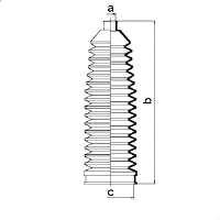 Пильник рульової рейки 83782 GKN-Spidan